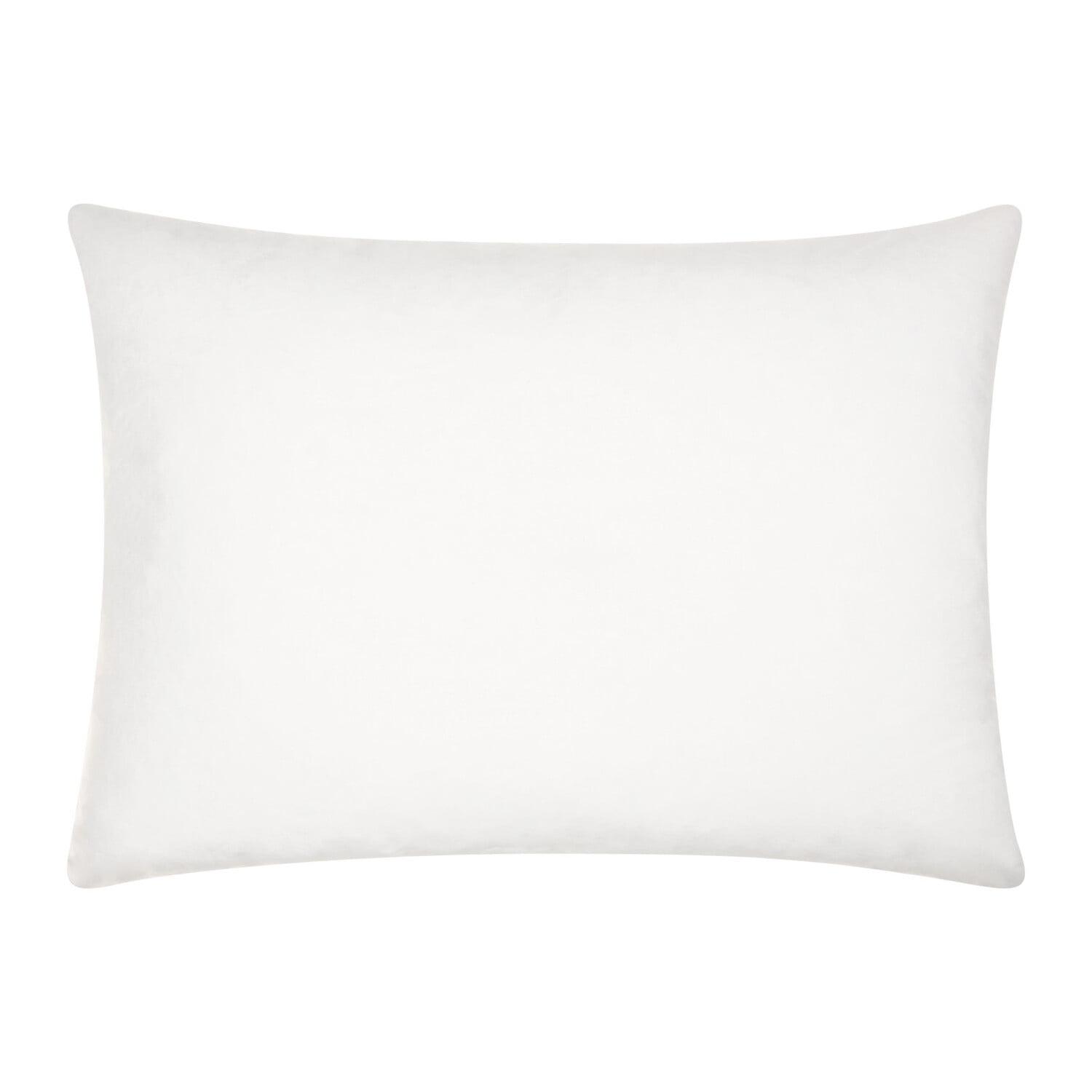 White Down Feather Rectangle Pillow Insert 16x22