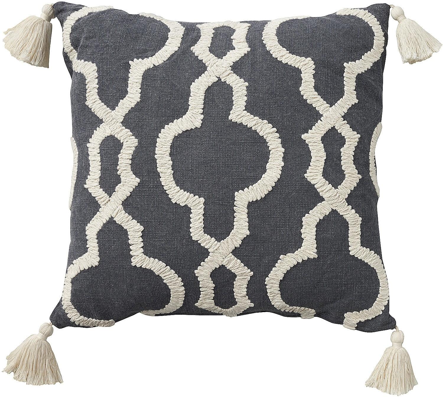 Mina Victory Tassels Cotton Pillow Cover