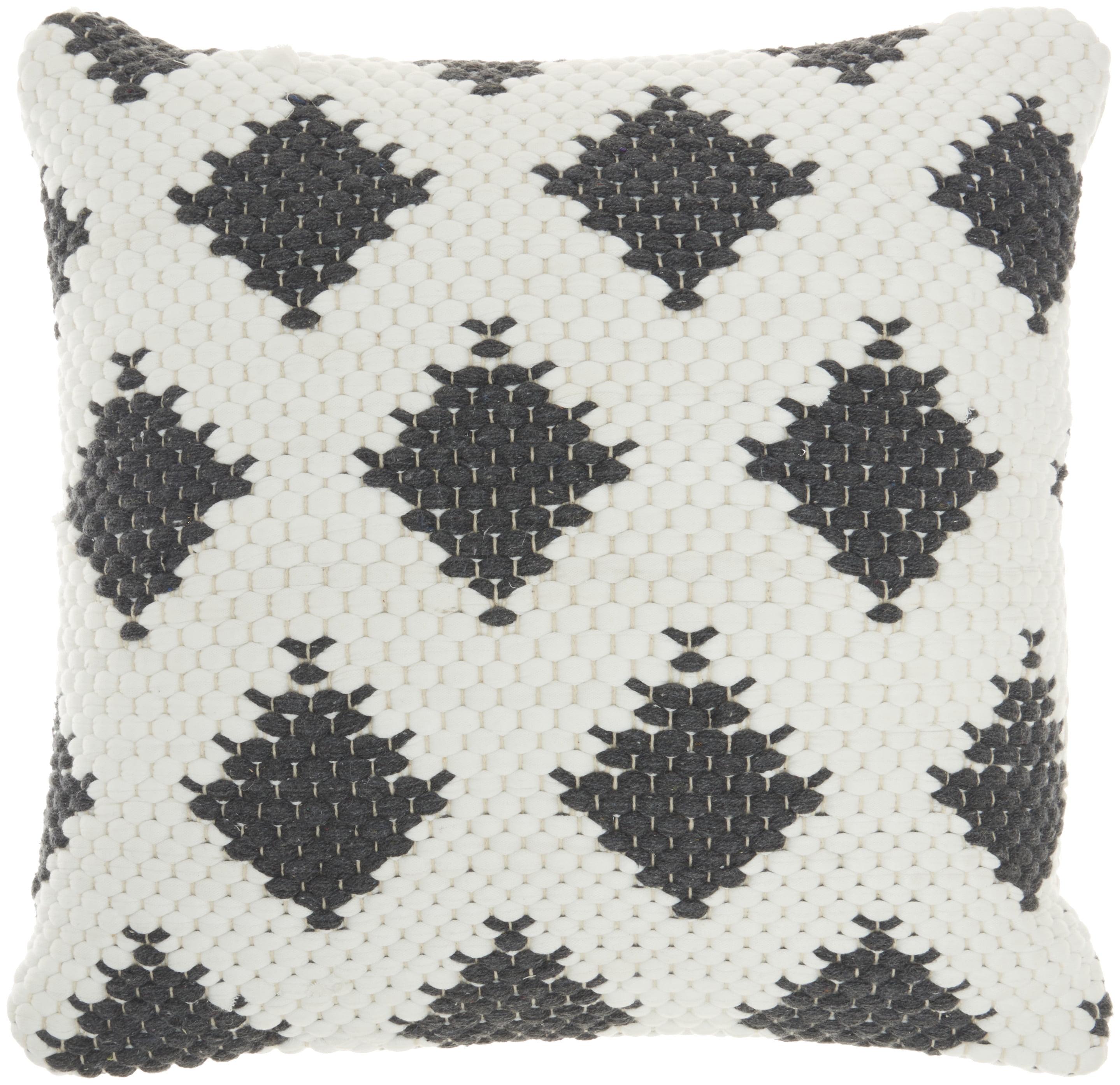 Geometric Cotton Throw Pillow