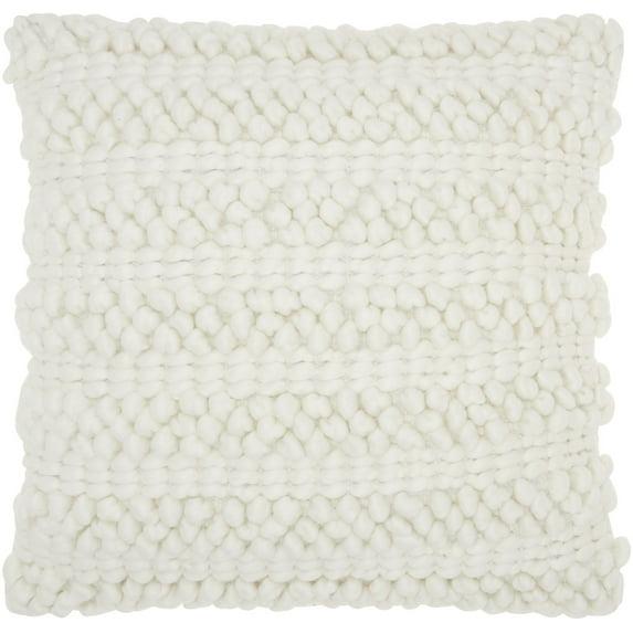 Mina Victory Striped Throw Pillow With Texture