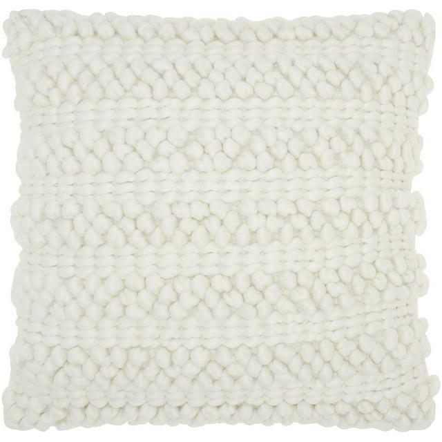 Mina Victory Striped Throw Pillow With Texture