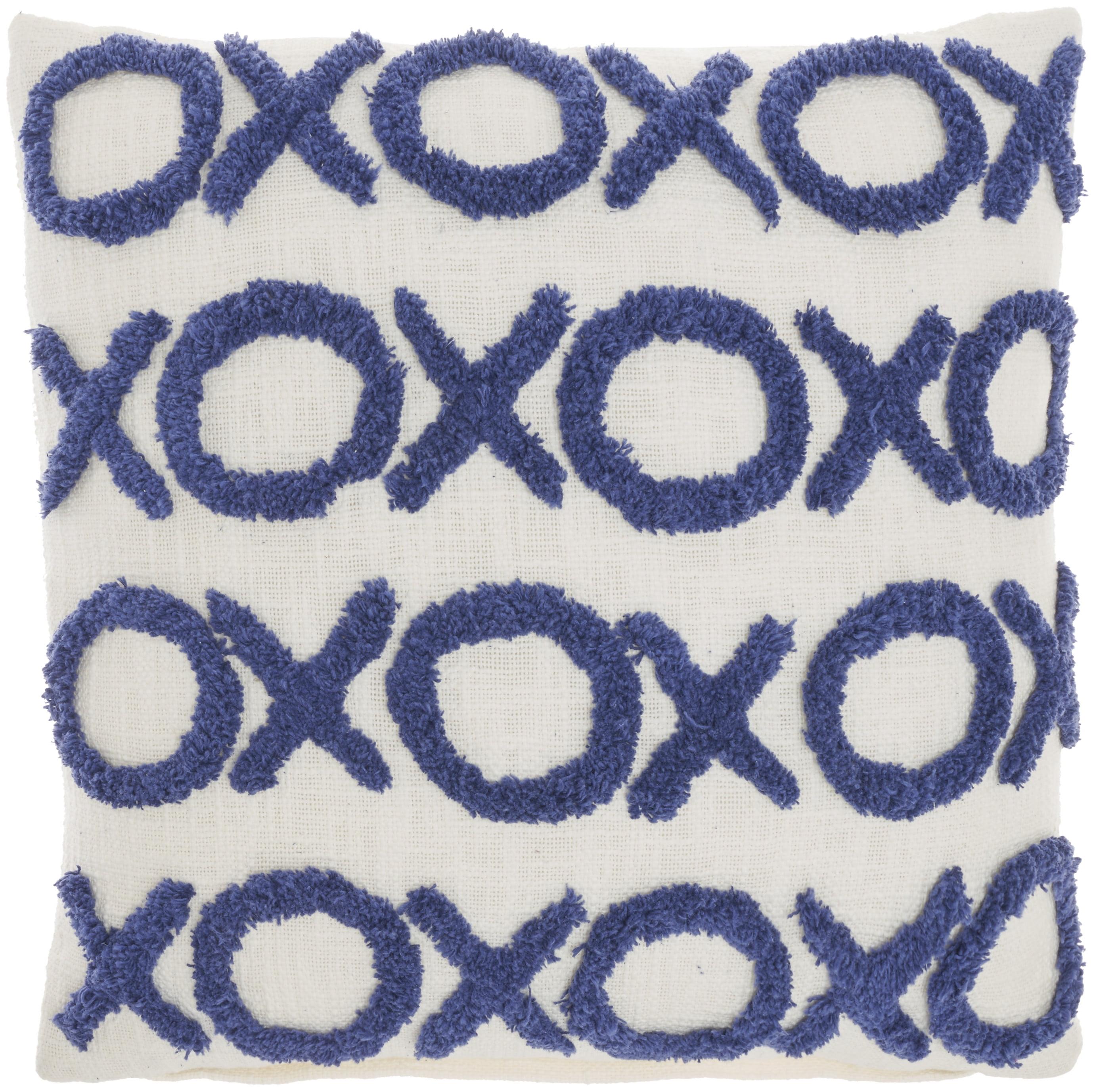 18"x18" Life Styles Tufted 'XOXO' Square Throw Pillow - Mina Victory