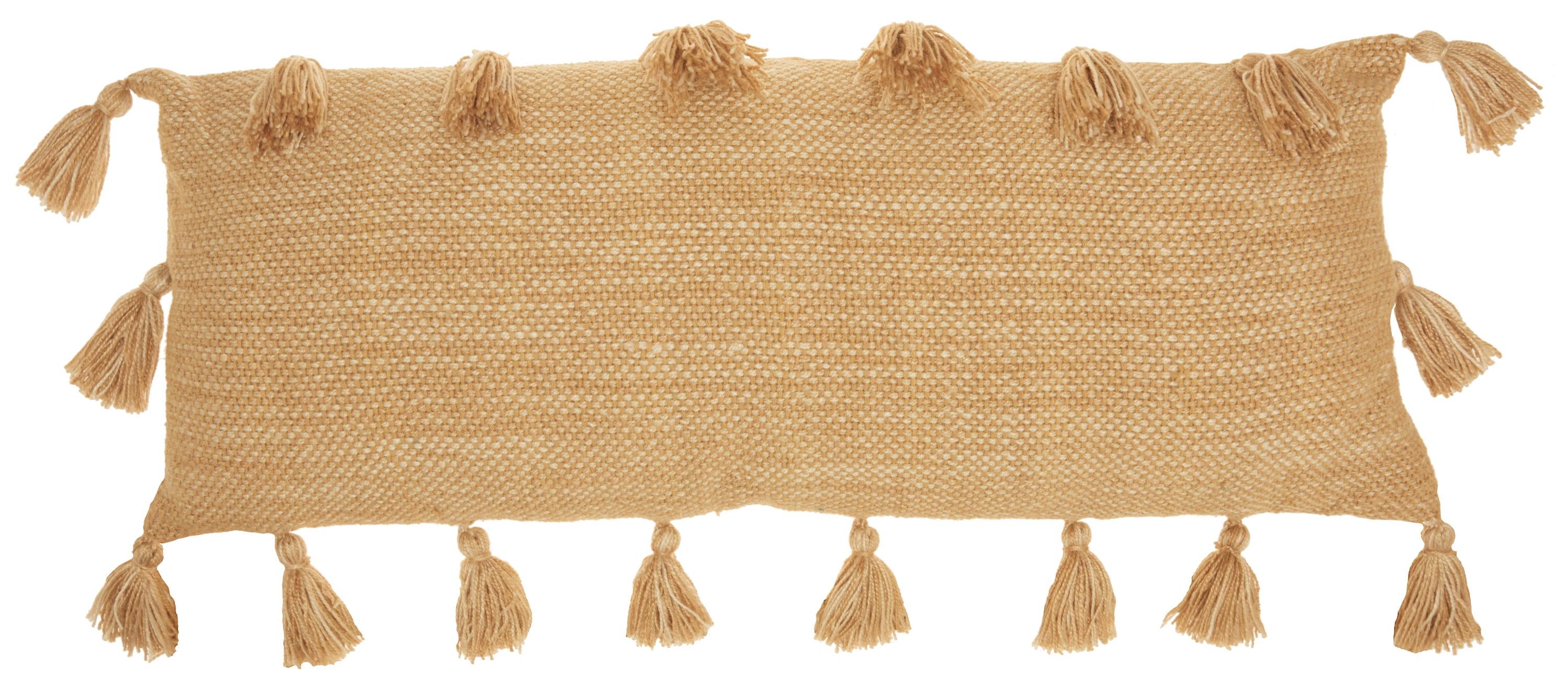 Life Styles Woven with Tassels Throw Pillow - Mina Victory