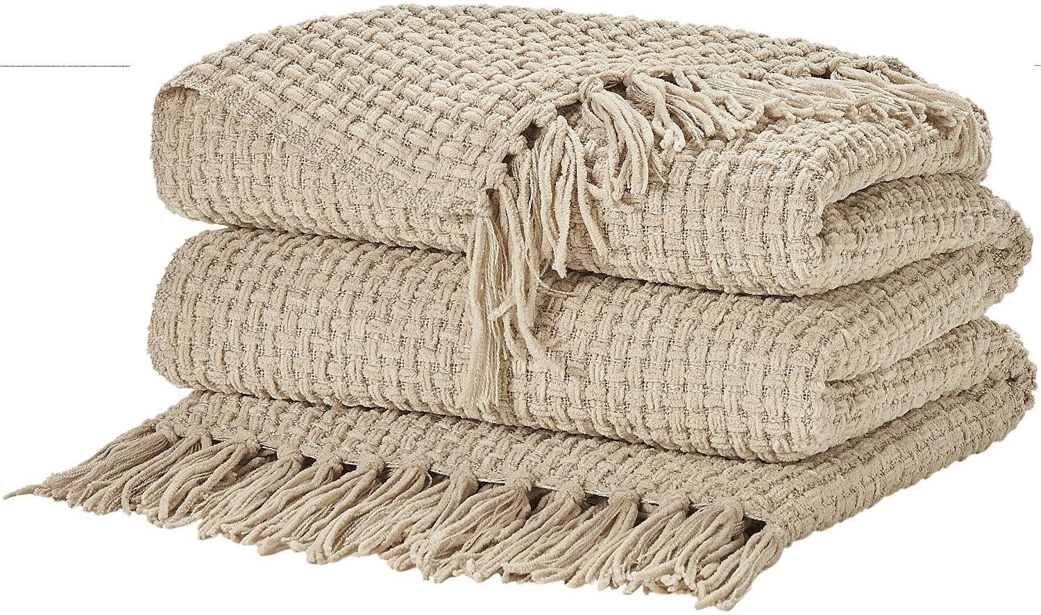 Mina Victory Lifestyle Woven Chenille Indoor Throw Blanket