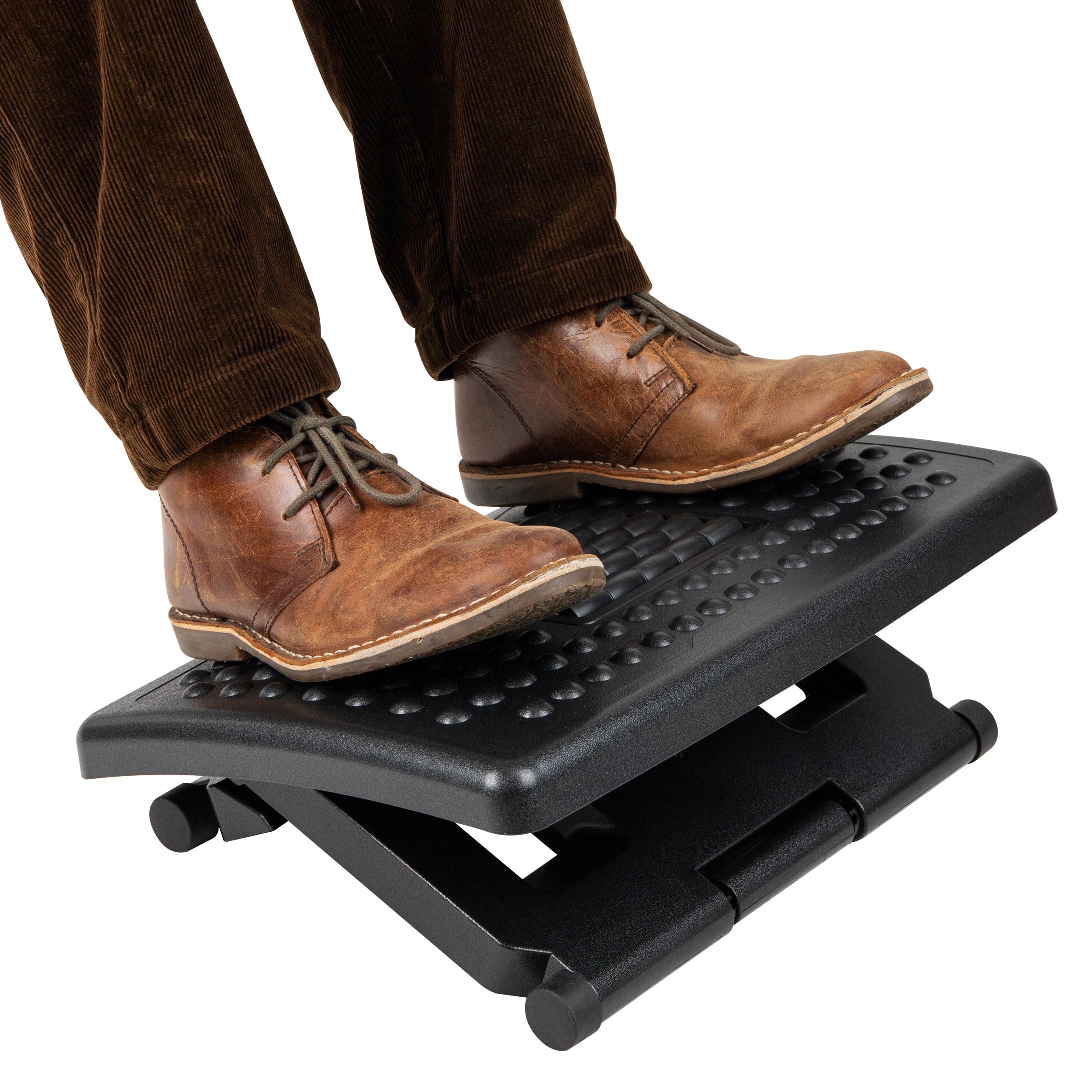Mind Reader Mind Reader Foot Rest, Under Desk at Work, Ergonomic, Height Adjustable, Plastic, 18"L x 13"W x 6.75"H