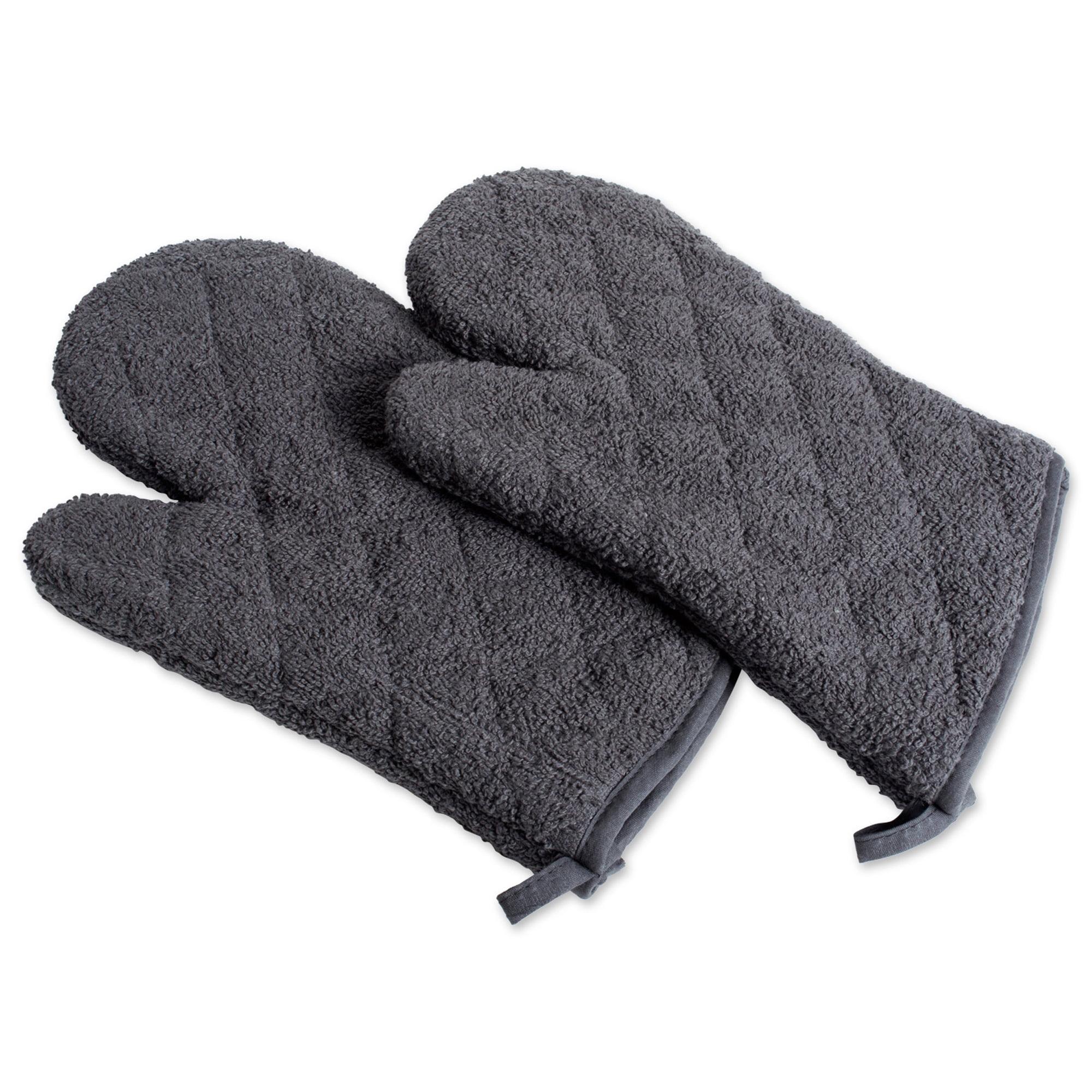 Design Imports Cotton Blend Oven Mitt Set