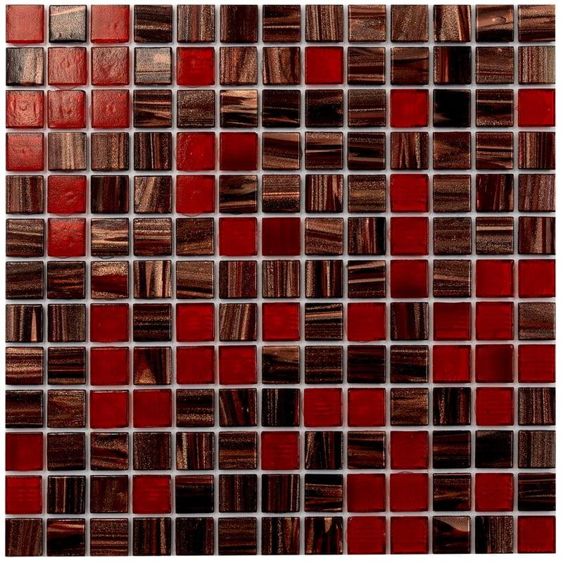 Mingles 0.8" x 0.8" Glass Grid Mosaic Wall & Floor Tile