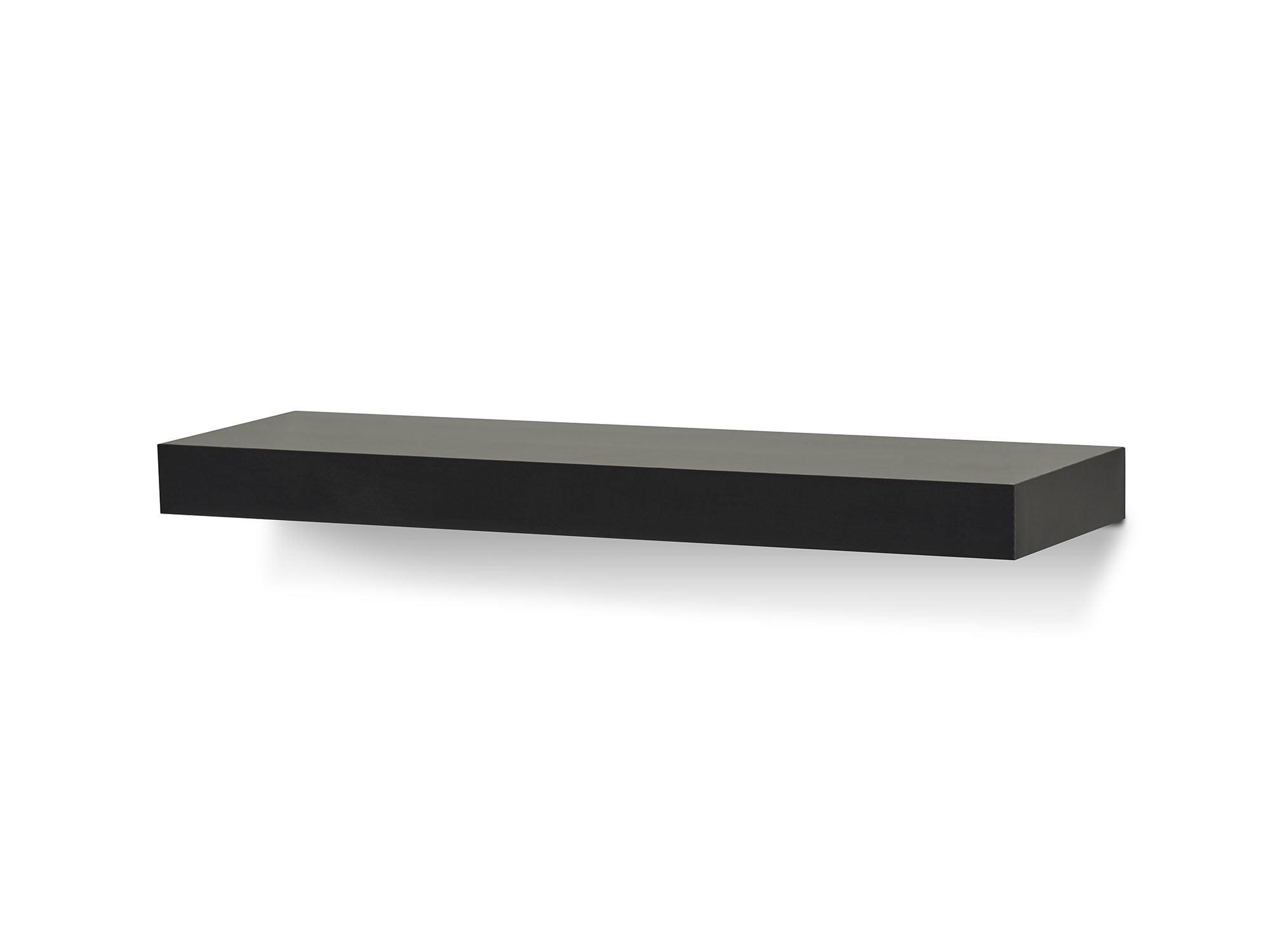Mini Avalon 6"x20" Black Floating shelf
