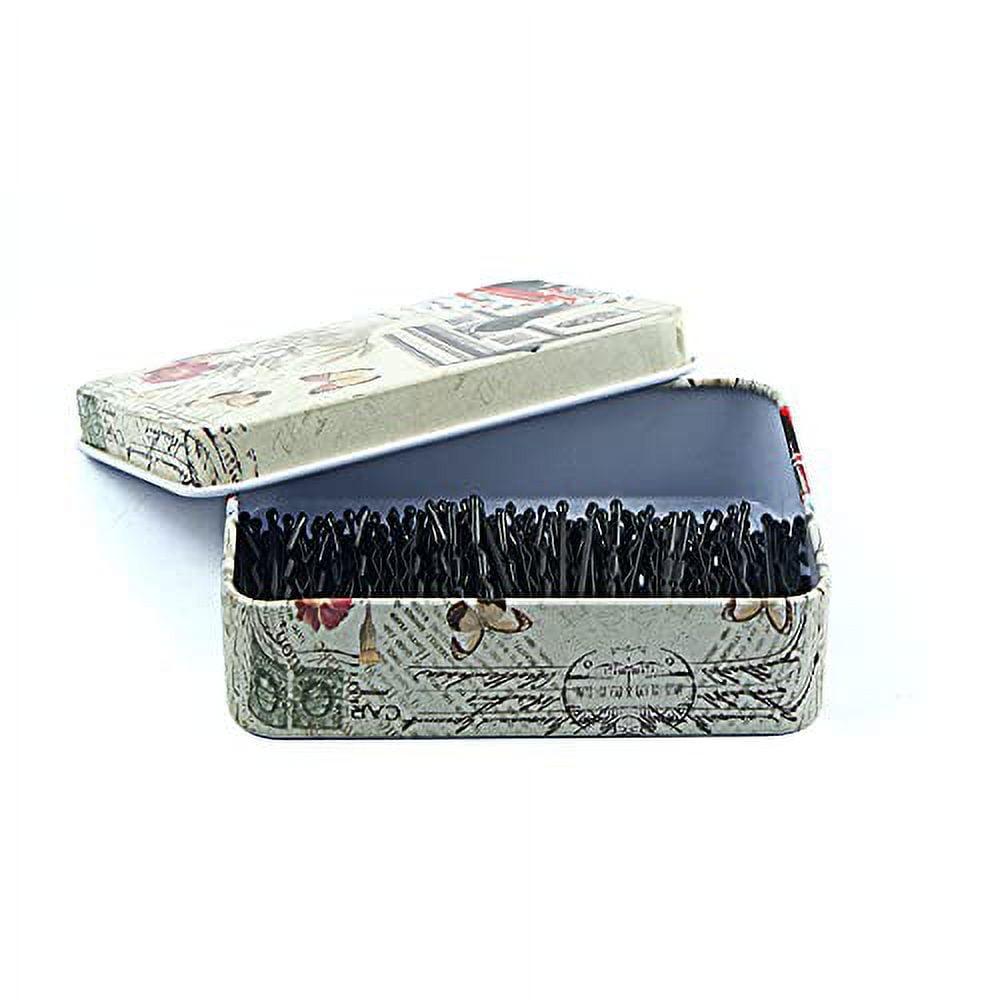 Mini Bobby Pins Black .. with Cute Case, 200 .. CT 1.38 Inch Small .. Hair Bobby Pins for .. Buns, Premium Hair Pins .. for Kids, Girls and .. Women, Great for All .. Hair Types
