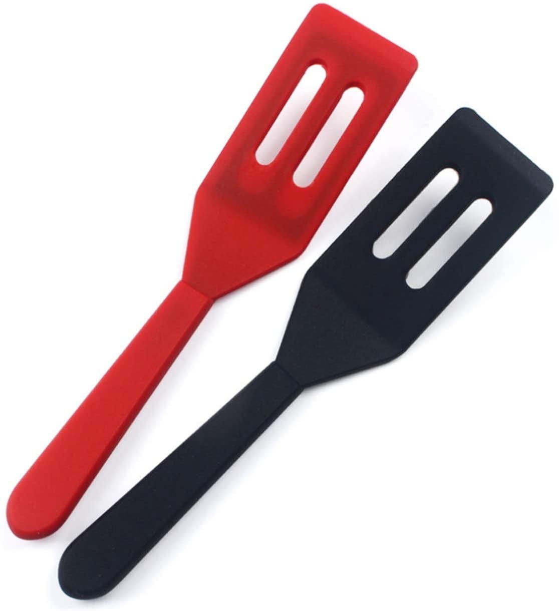Mini Brownie Serving Spatula, Cookie Silicone Spatulas Flexible Nonstick Silicone Serve Turner Heat-Resistant for Flip Egg in Small Frying Pan Cookie Batter Cookware Cooking Baking