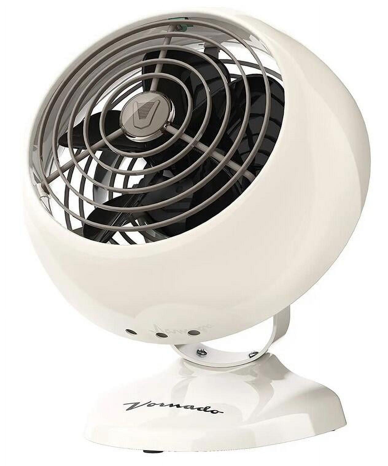 VFAN Mini Classic 2-Speed White Metal Personal Desk Fan