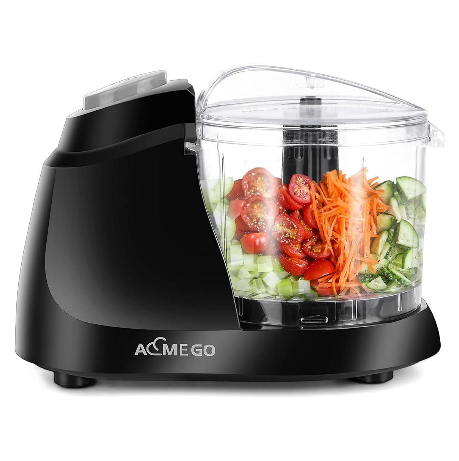 Aemego Black 12oz Electric Mini Food Processor