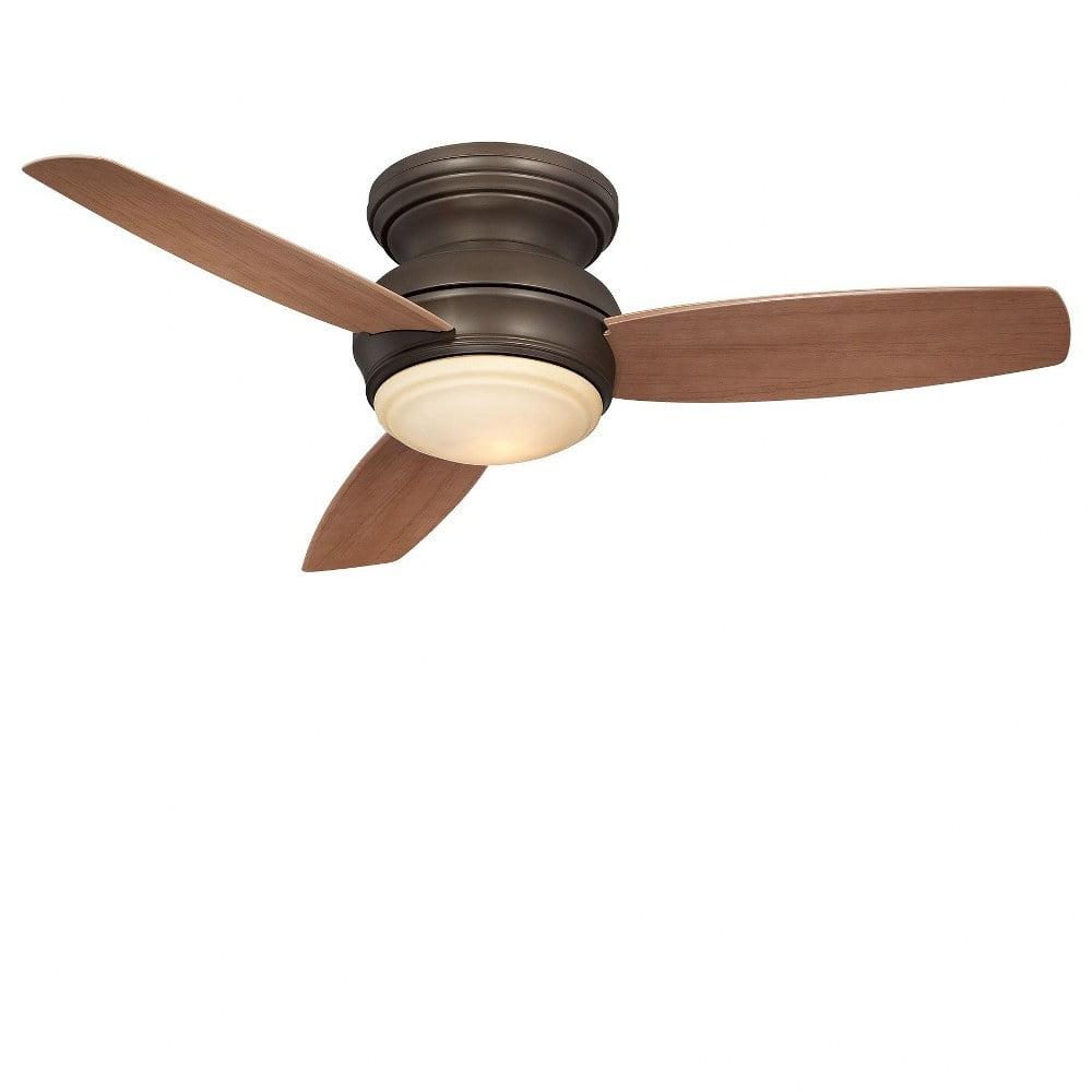 44" Concept II 3 - Blade Outdoor LED Propeller Ceiling Fan with Wall Control and Light Kit Included