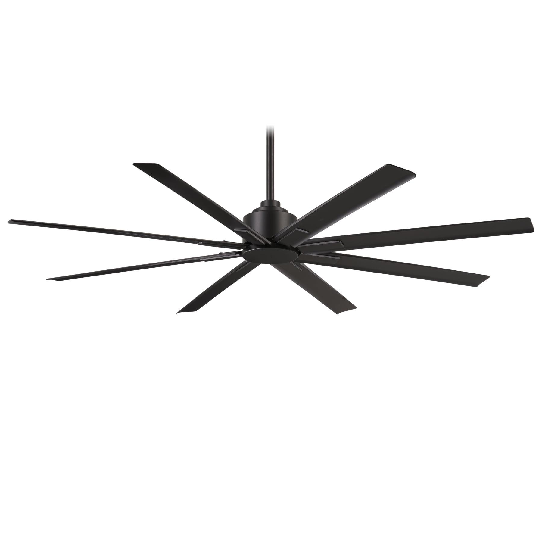 65" 8 - Blade Standard Ceiling Fan with Remote Control