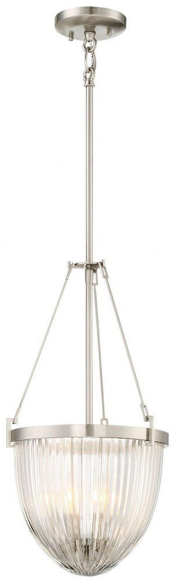 Minka Lavery 2323-84 Atrio 11.25" 3 Light Pendant in Brushed Nickel