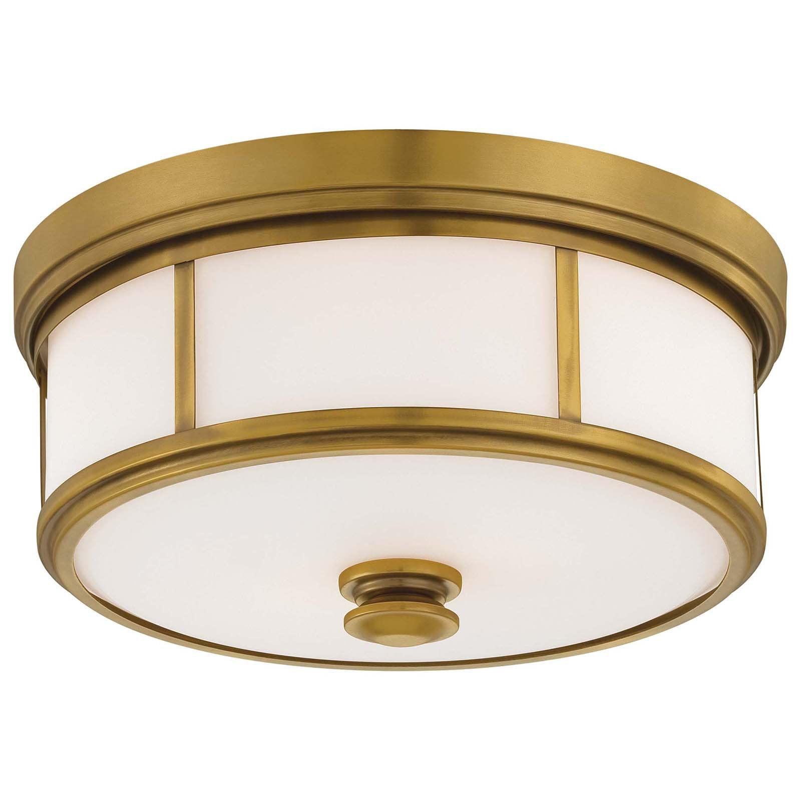 Minka Lavery - 3 Light Flush Mount in Traditional Style - 7 inches tall by 16