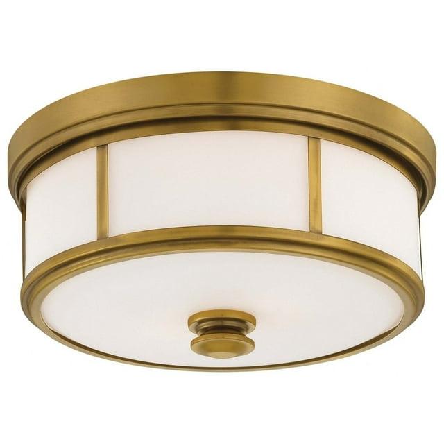 Minka Lavery - 3 Light Flush Mount in Traditional Style - 7 inches tall by 16