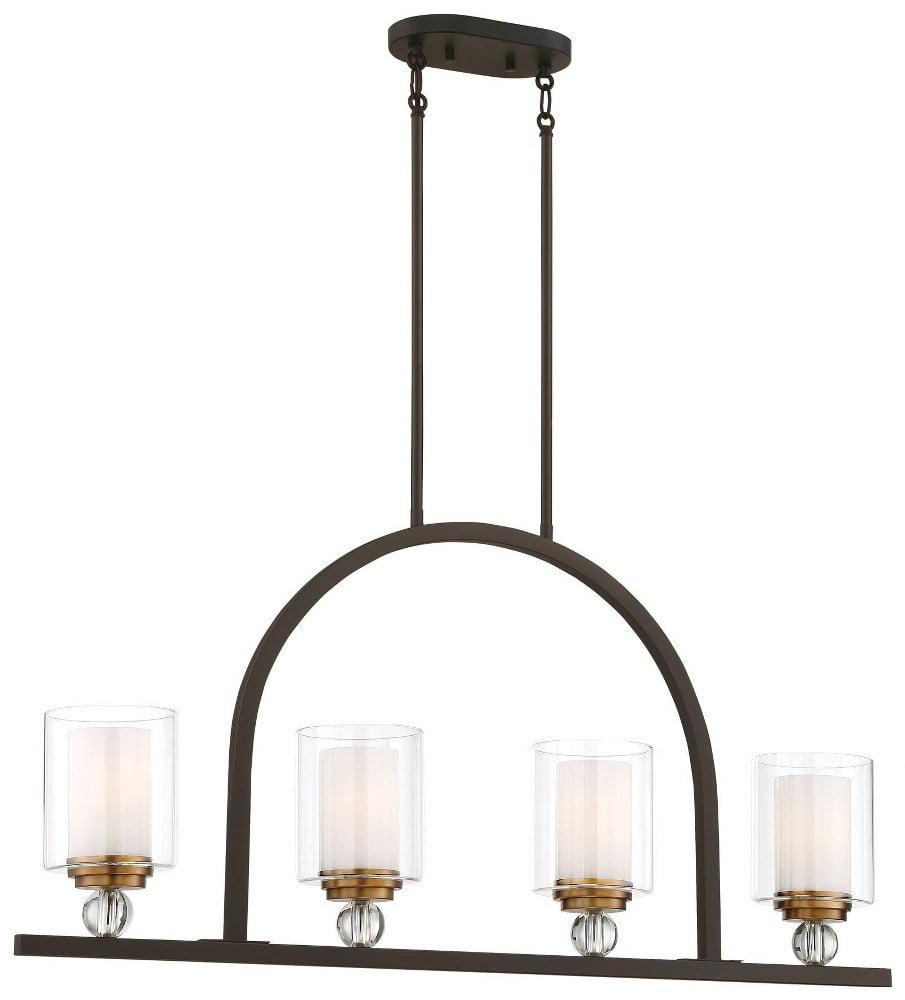 Minka Lavery - Studio 5 - 4 Light Island in Transitional Style - 18.75 inches