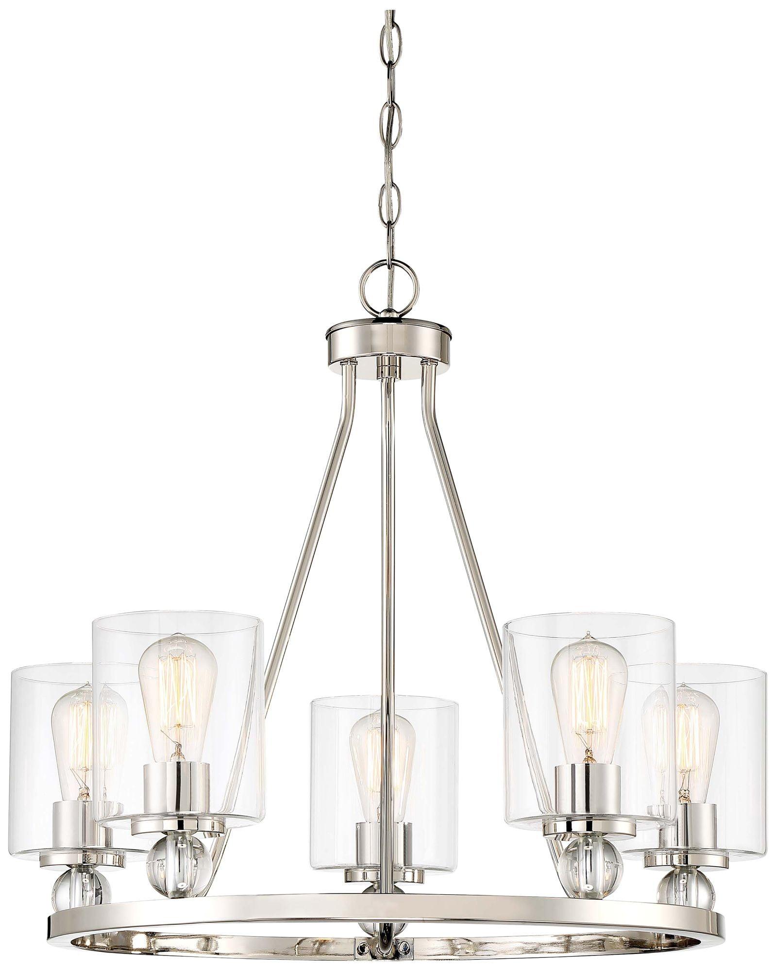 Minka Lavery 3075-613 Studio 5 5 Light 26" Wide Chandelier - Nickel