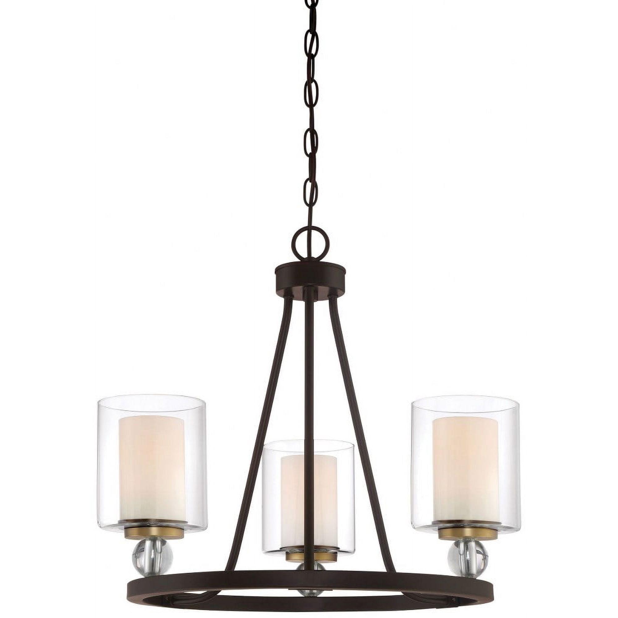 Studio 5 3 - Light Dimmable Wagon Wheel Chandelier