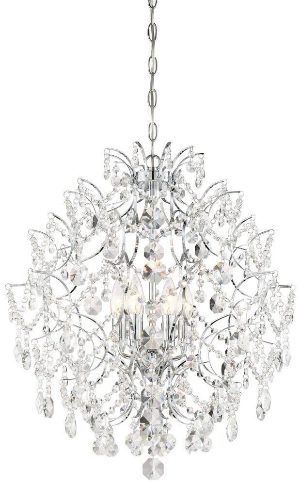 Minka Lavery Isabella's Crown 6 - Light Dimmable Globe Chandelier