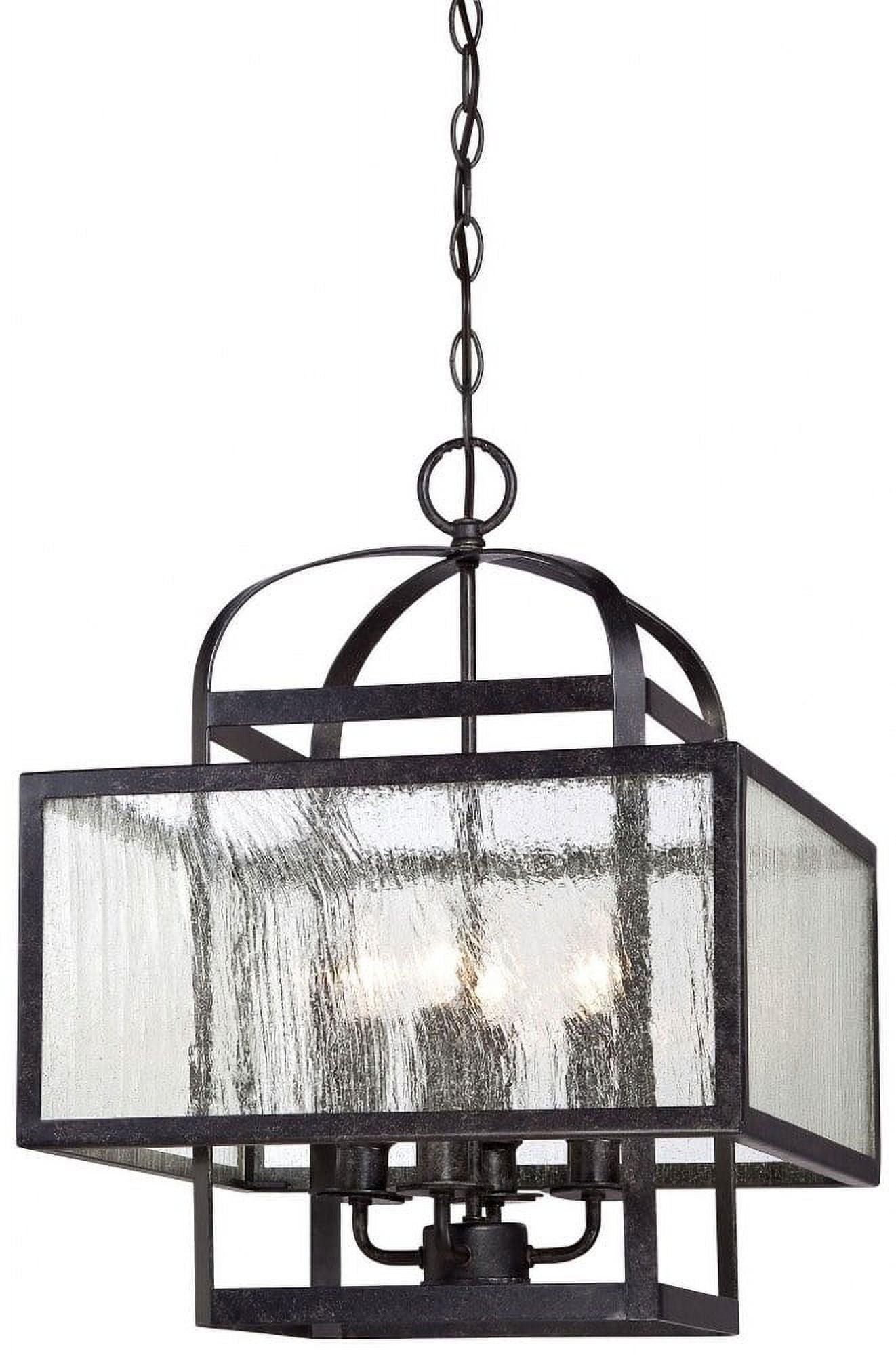 Minka Lavery - Camden Square - Mini Chandelier 4 Light Aged Charcoal in