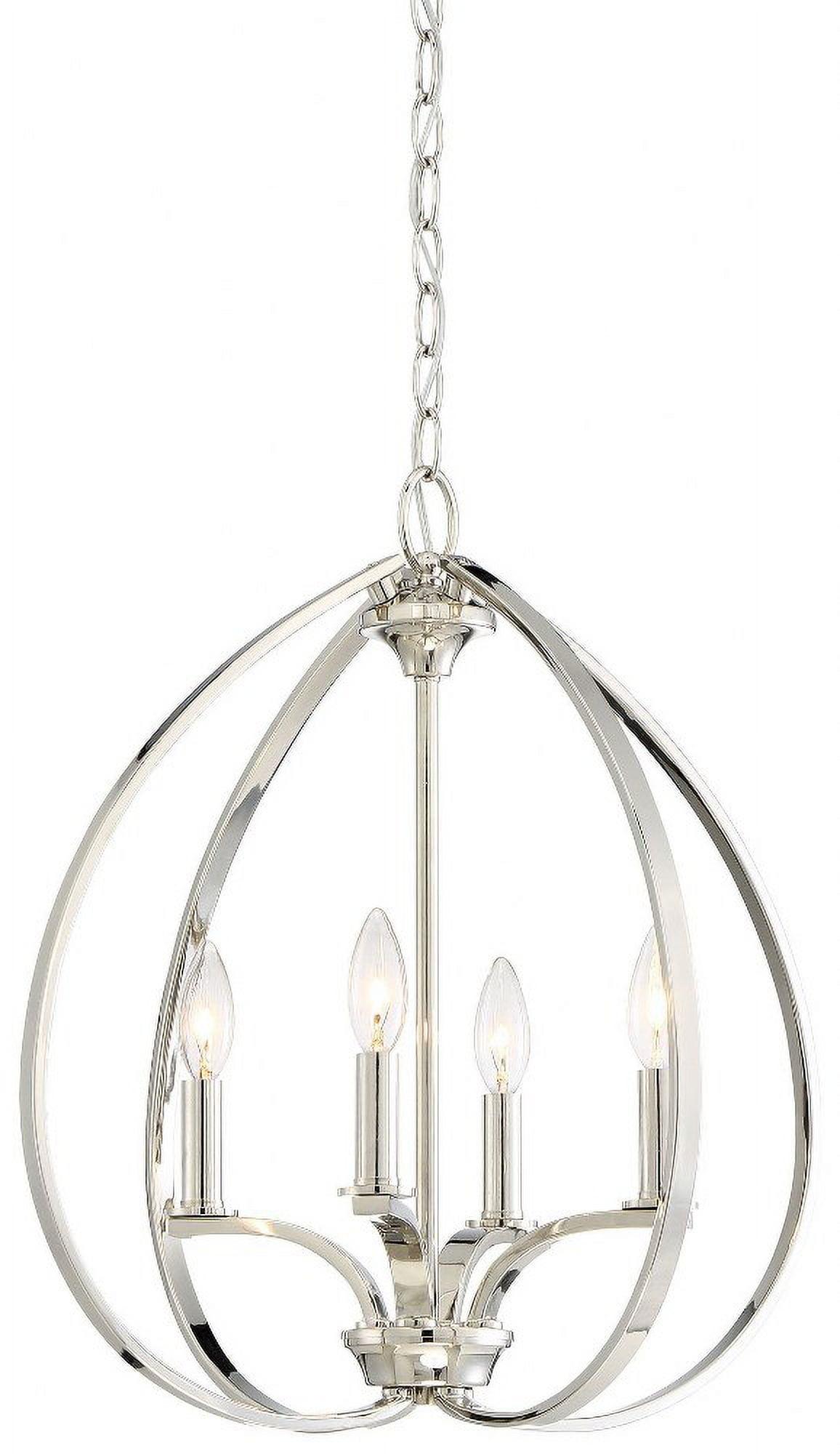 Minka Lavery 4984-613 Tilbury 4 Light 19" Wide Pendant - Nickel