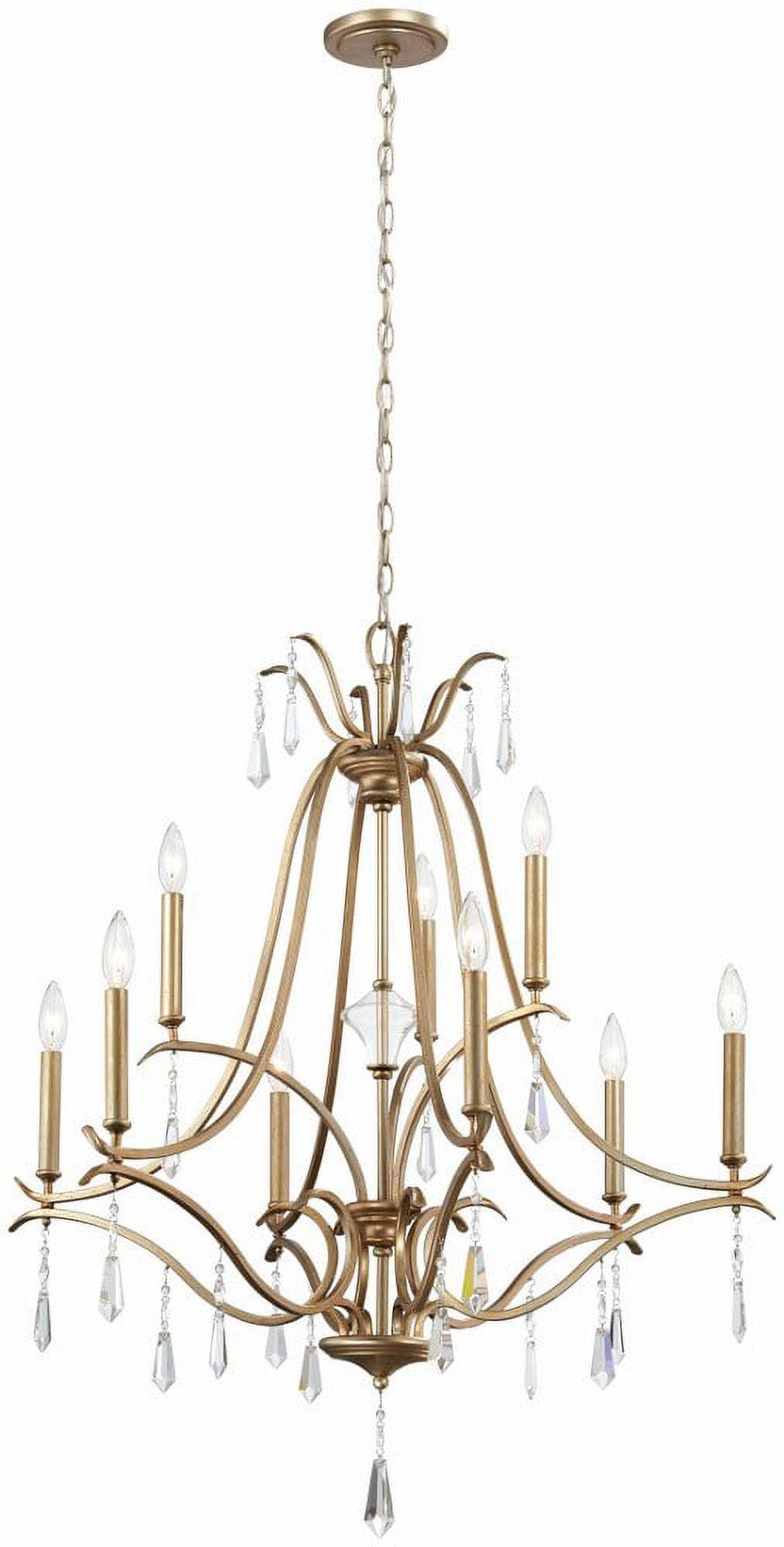 Vogan 9 - Light Dimmable Tiered Chandelier