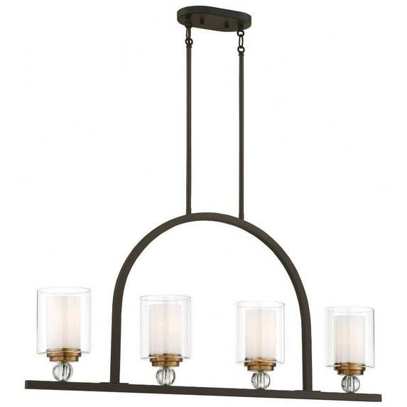 Minka Lavery - Studio 5 - 4 Light Island in Transitional Style - 18.75 inches