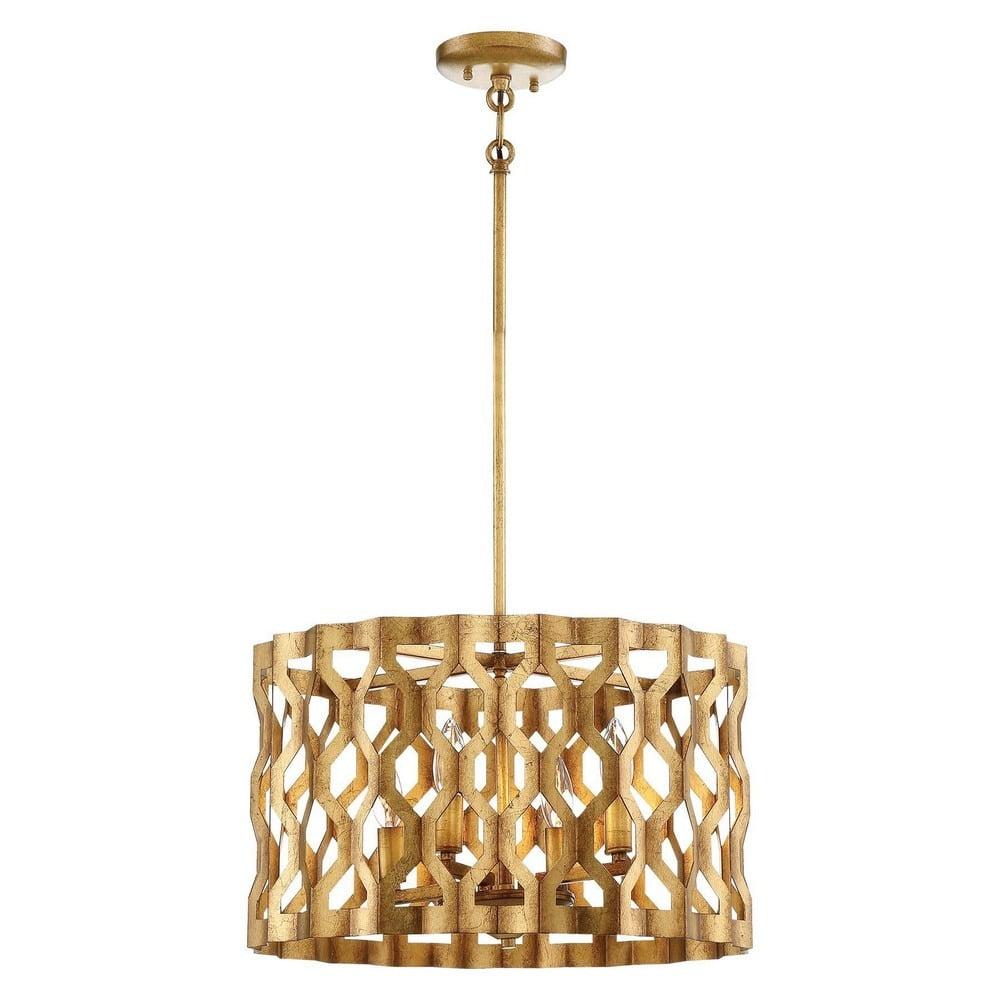 Coronade 4 - Light Dimmable Drum Chandelier