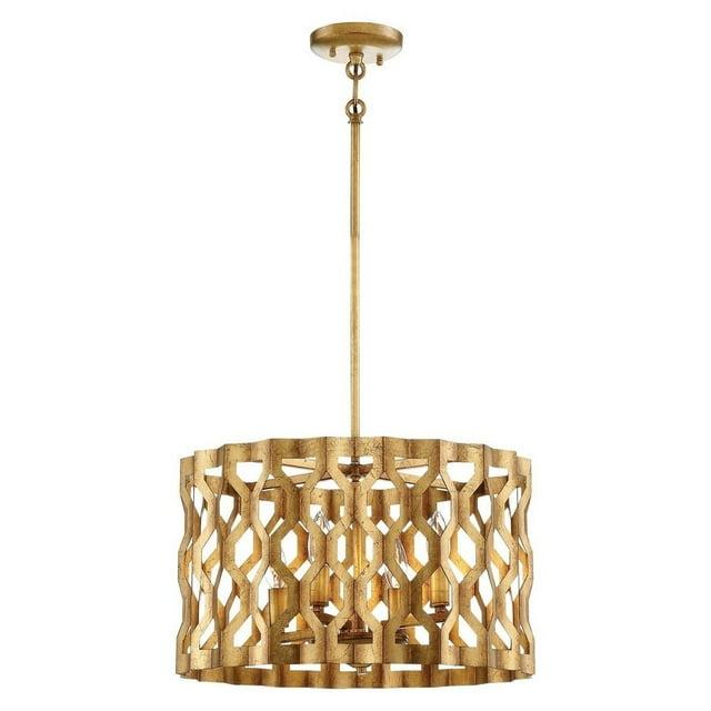Coronade 4 - Light Dimmable Drum Chandelier