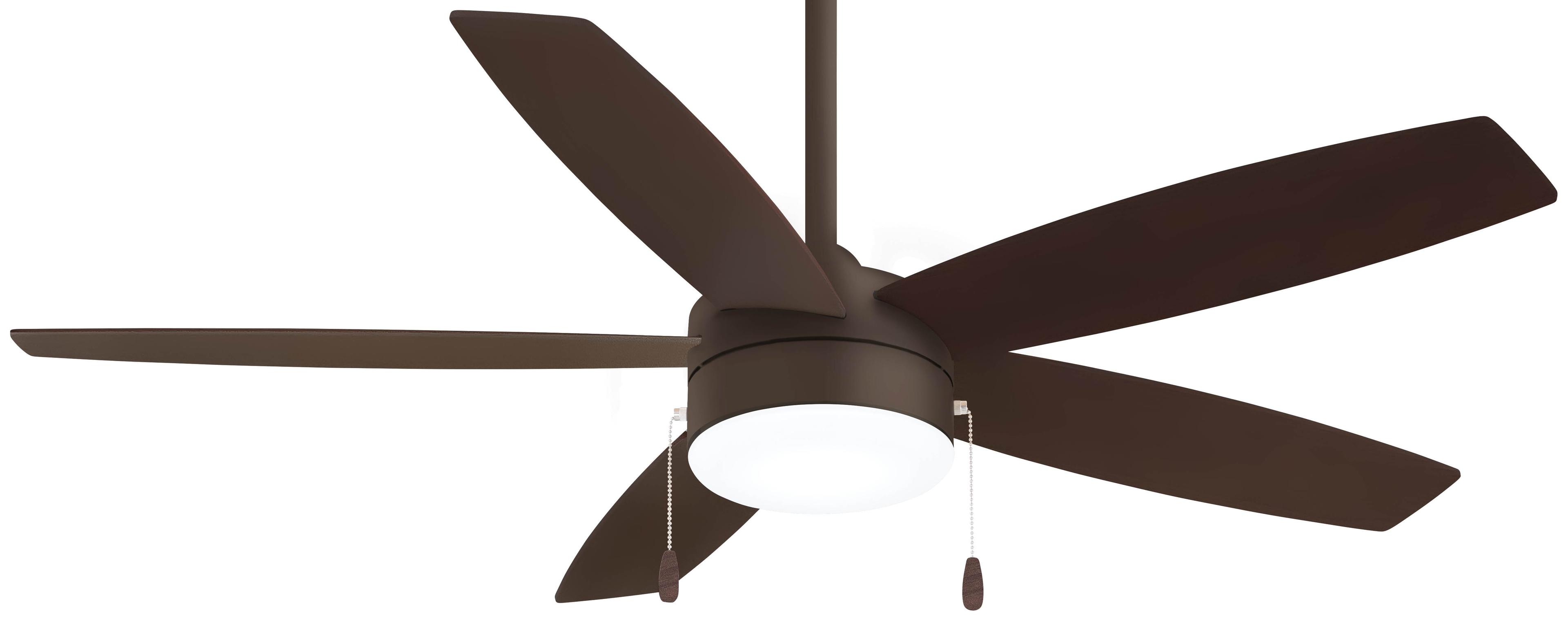 52" Airetor 5 - Blade LED Standard Ceiling Fan with Pull Chain and Light Kit Included