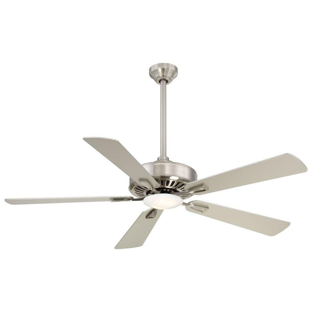 52" Contractor 5 - Blade LED Propeller Ceiling Fan with Remote Control and Light Kit Included