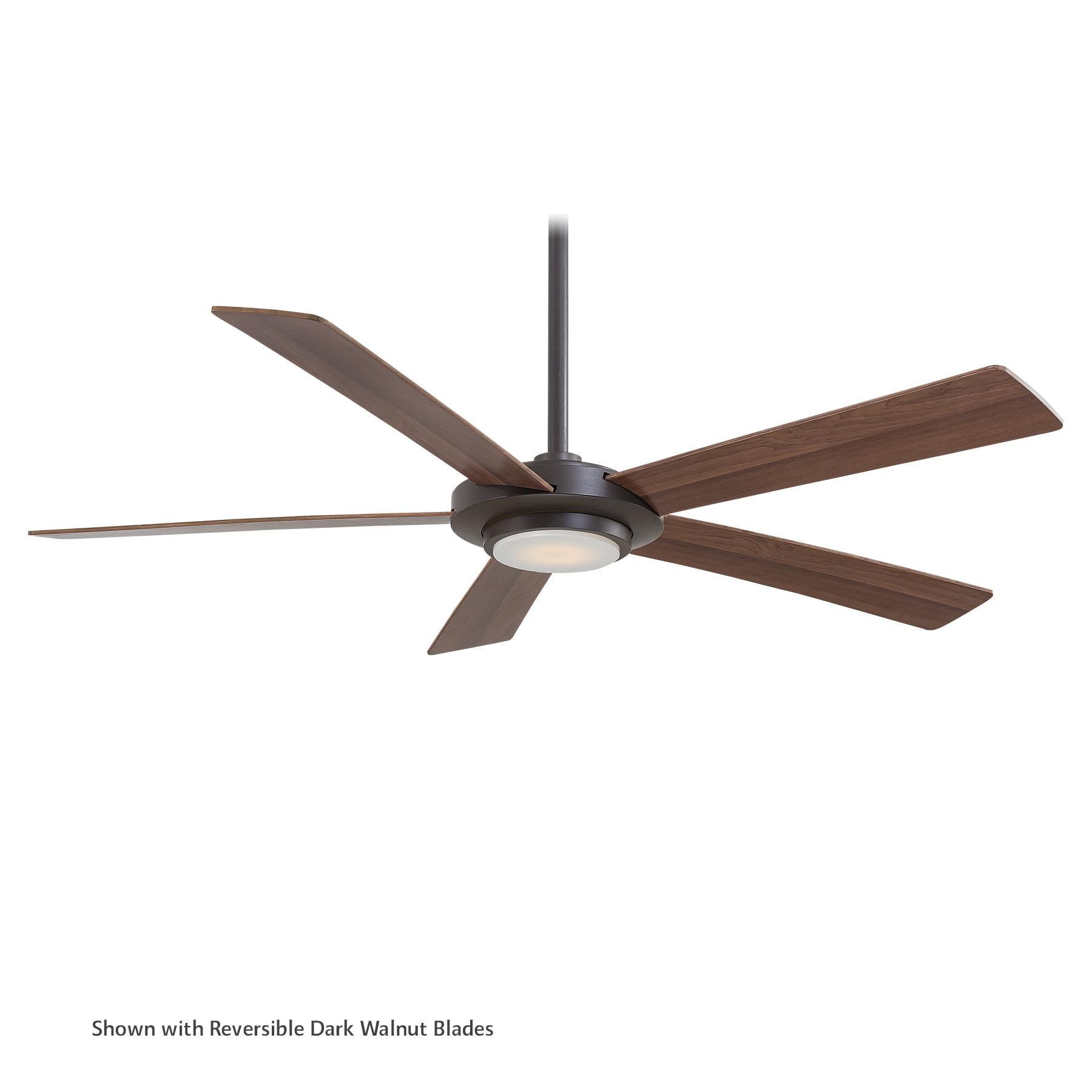 52" Sabot 5 - Blade LED Standard Ceiling Fan with Remote Control and Light Kit Included