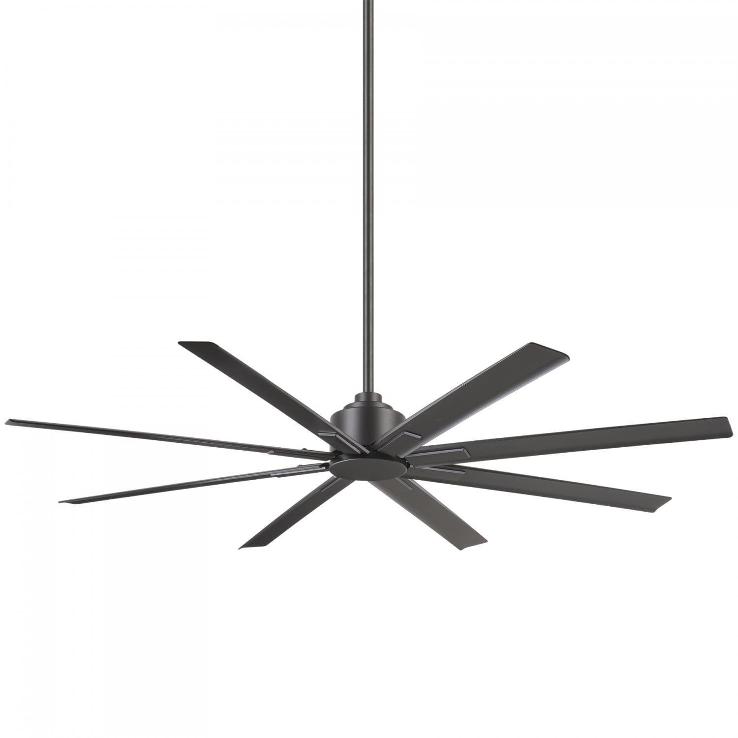 65" 8 - Blade Standard Ceiling Fan with Remote Control