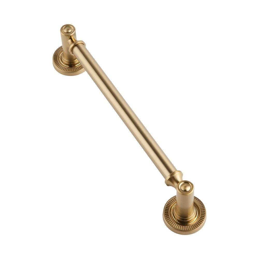 Minted 6" Satin Brass Modern Bar Pull