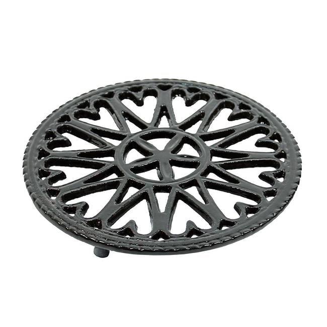 Highland Dunes Metal Round 1 Piece Trivet