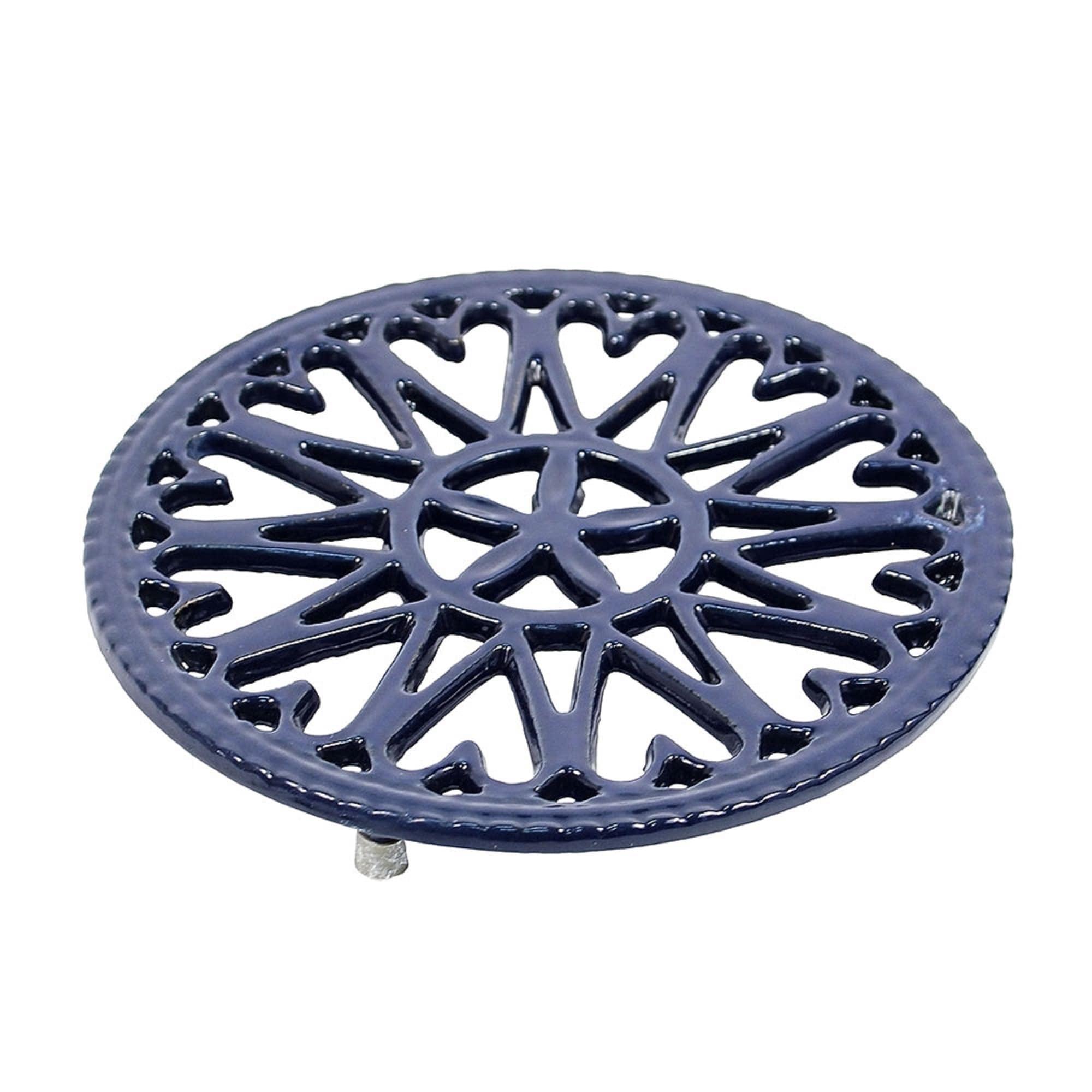 Highland Dunes Metal Round 1 Piece Trivet