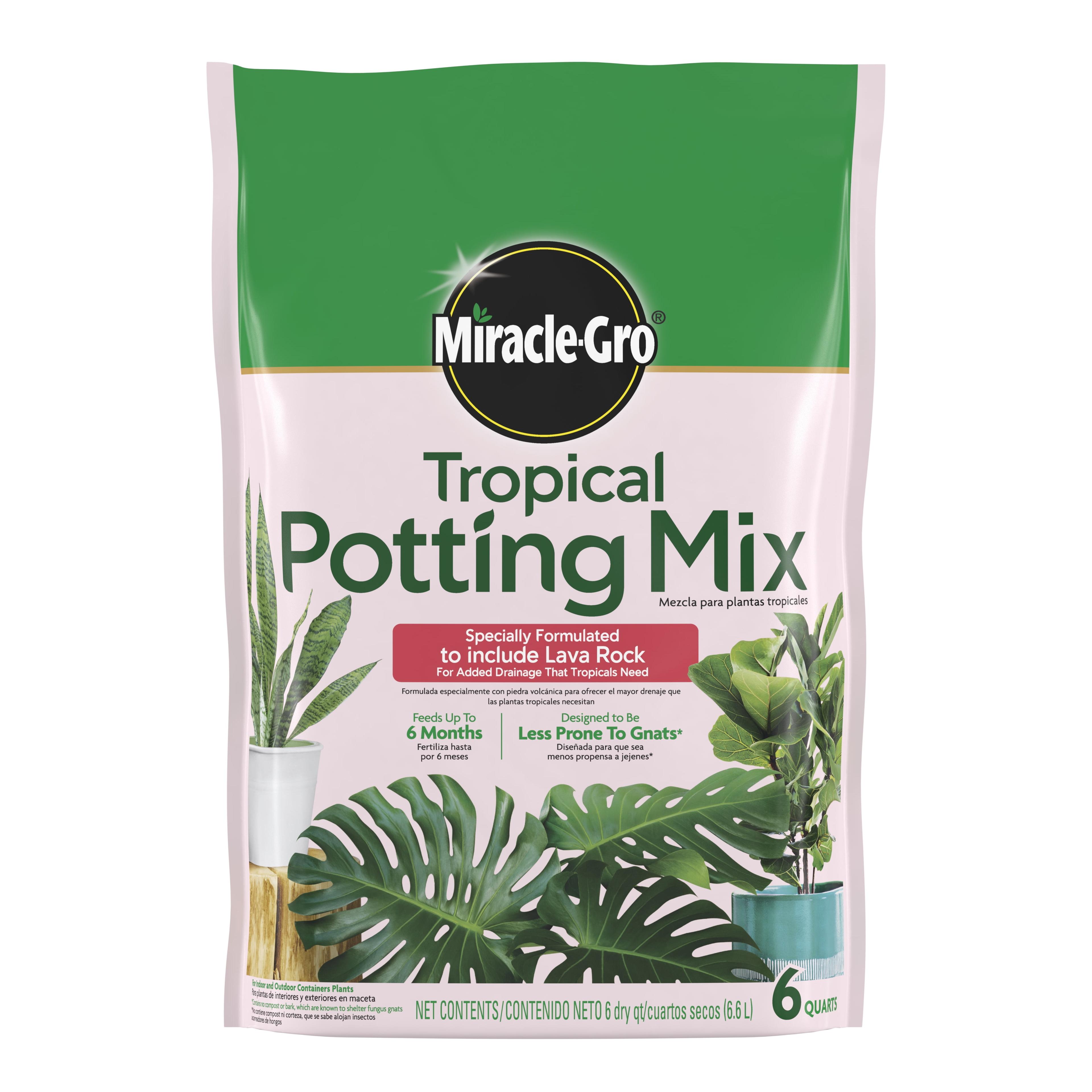 Miracle-Gro Tropical Potting Mix, 6 qt. - Growing Media