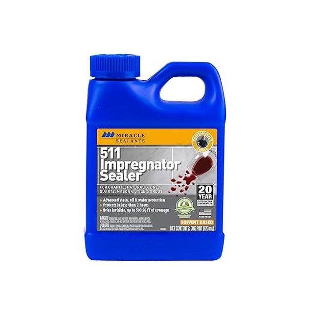 Miracle Sealants 511 PT SG Impregnator Sealer for Stone, Tile, Slate, Ceramic, Quartz 16 oz, 1 Pint