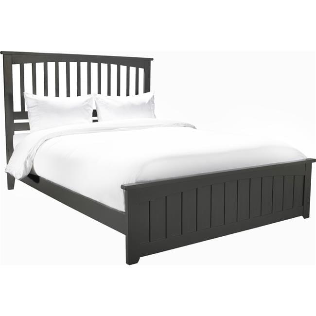 Atlantic Grey Queen Mission Solid Wood Platform Bed