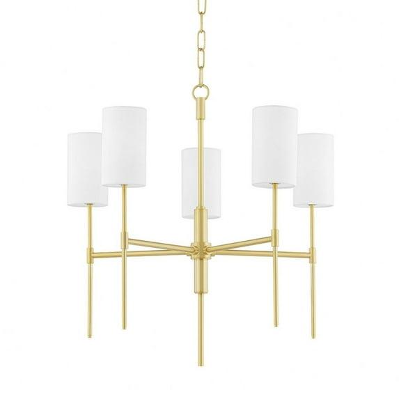 Jensine Chandelier - Antique Brass / 5 Light