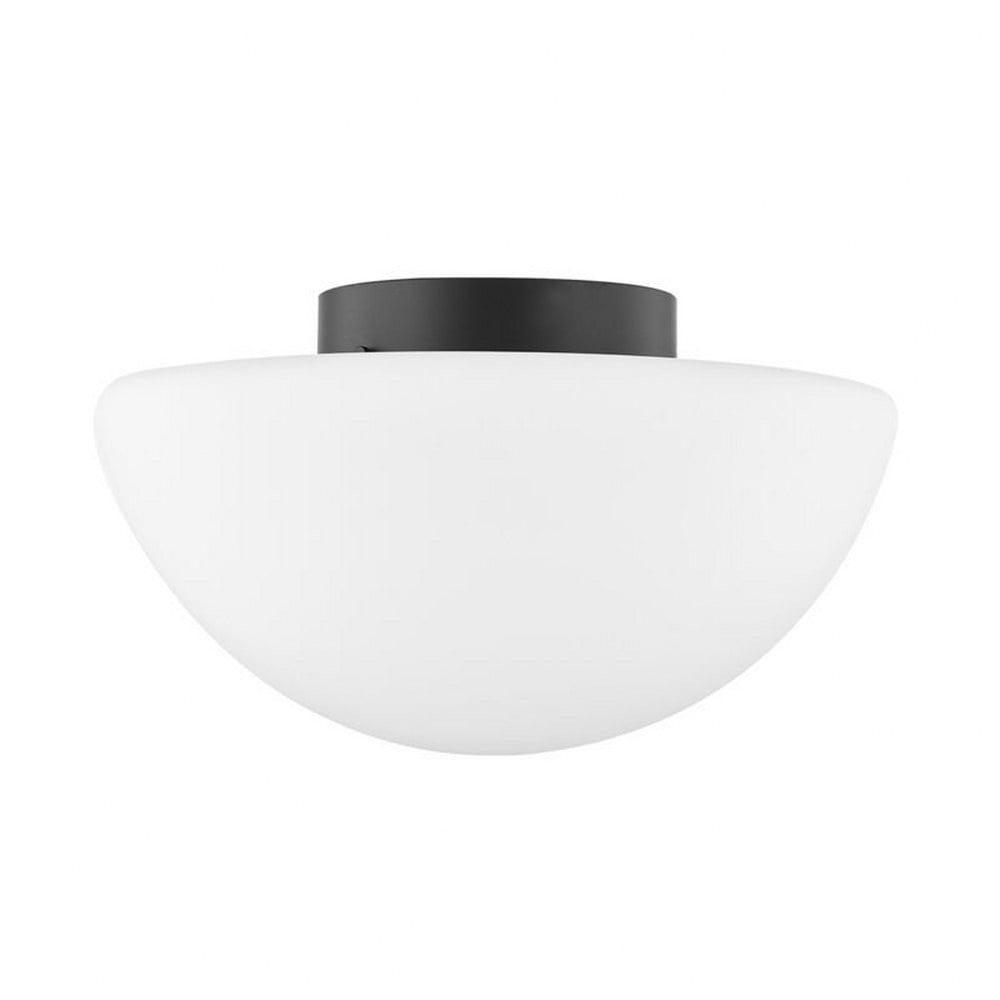 Osip Flush Mount - Black / 17" Dia