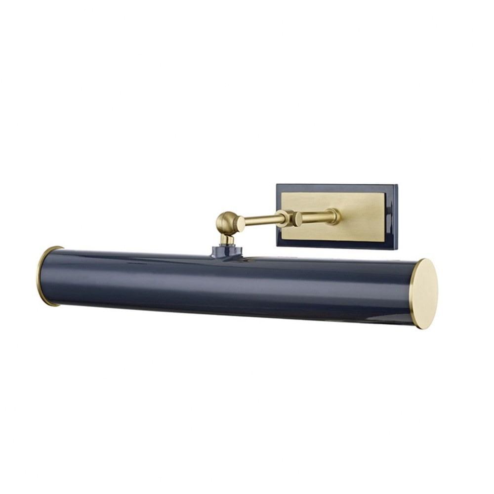 Acosta Picture Light - Navy and Antique Brass / 2 Light