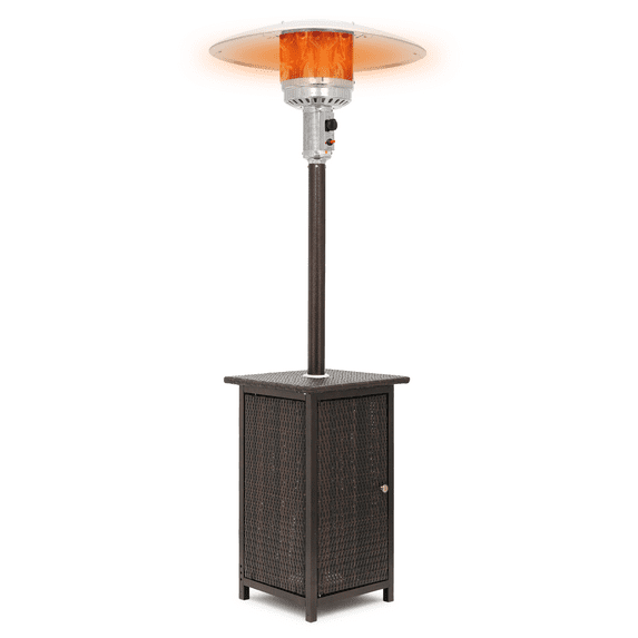 MoNiBloom Outdoor Patio Heater, 48,000 BTU Gas Propane Standing Patio Heater for Commercial & Residential Use