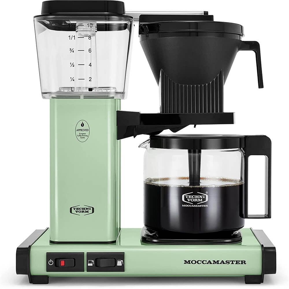 Moccamaster KBGV Select Glass Brewer 10-Cup Pistachio Coffee Maker