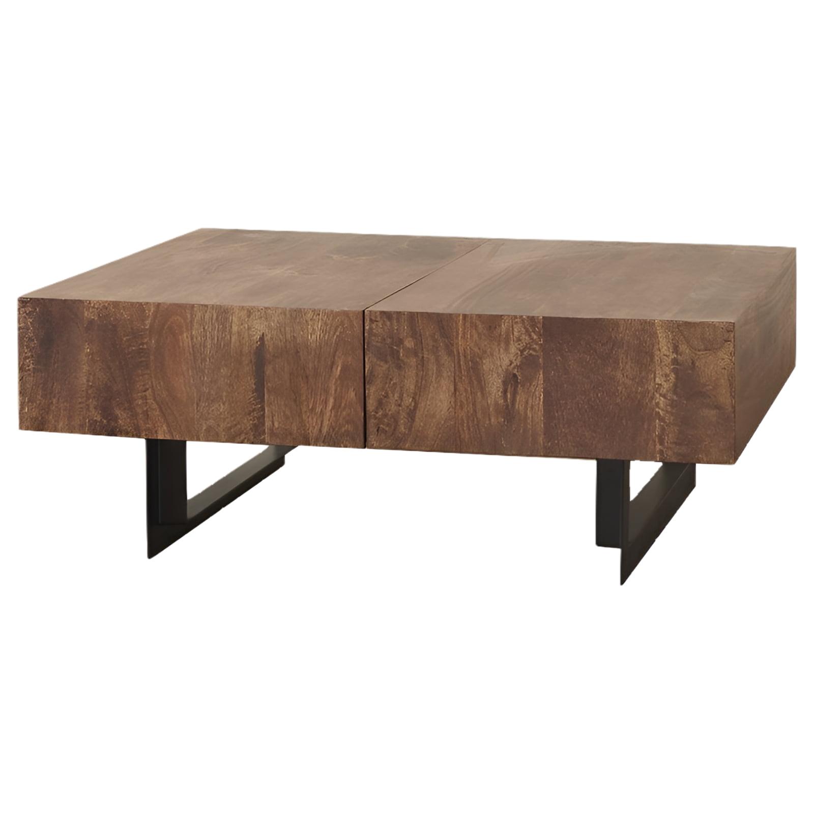 Mullins Extendable Sled Coffee Table with Storage