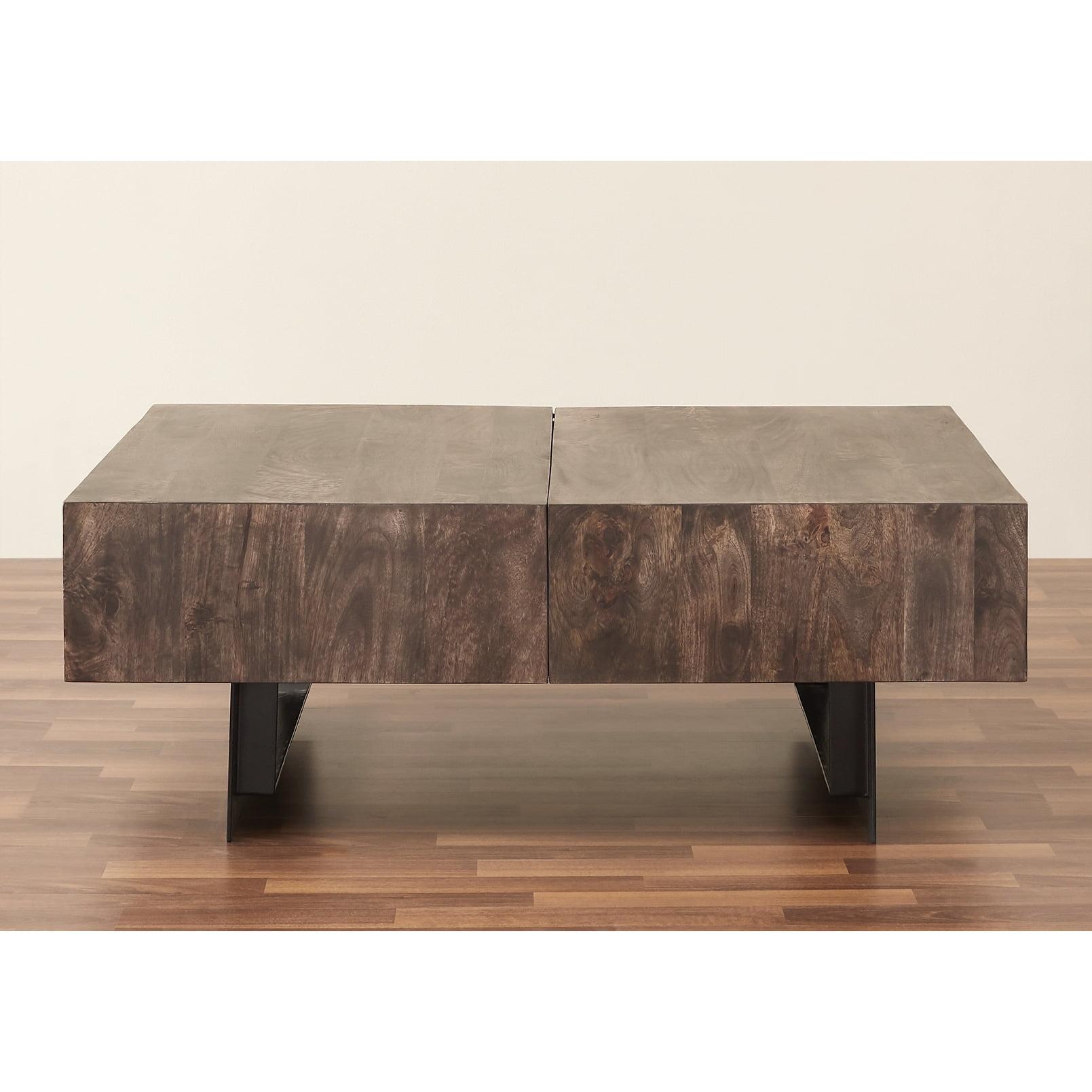 Mullins Extendable Sled Coffee Table with Storage