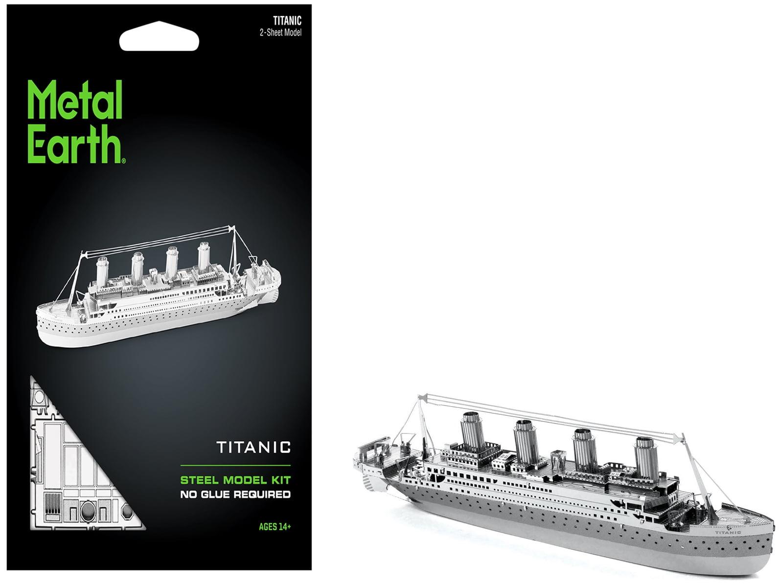 Model Kit Titanic Ship (Moderate Difficulty) Steel Model Kit by Metal Earth