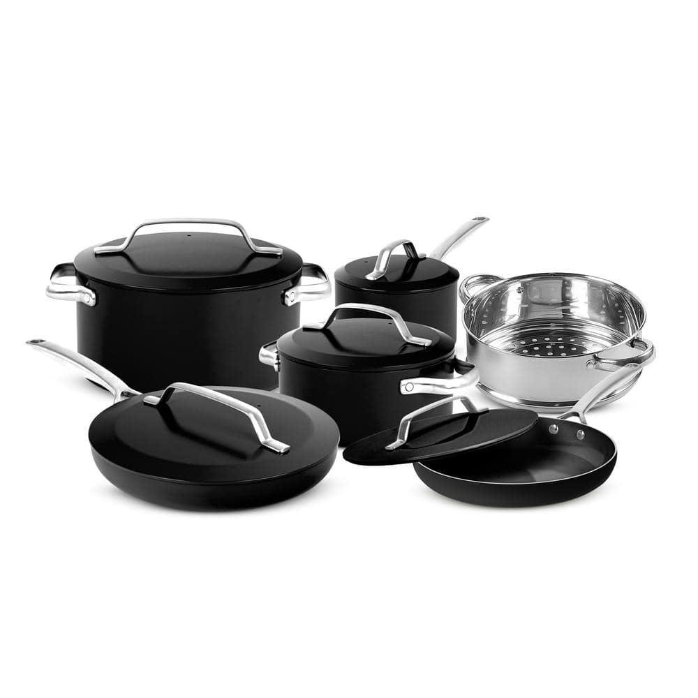 Gotham Steel Modern Collection 11 Piece Ceramic Nonstick Cookware Set